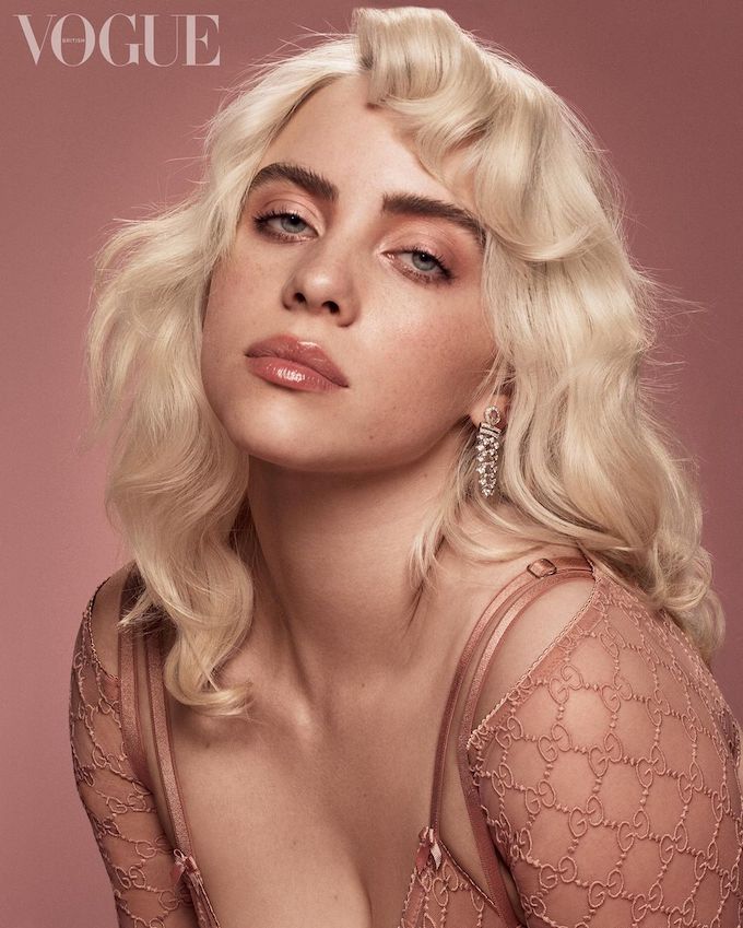 Billie Eilish On The Cover Of British Vogue June 2021 Coup De Main Billie Eilish On The Cover Of British Vogue June 2021 Coup De Main