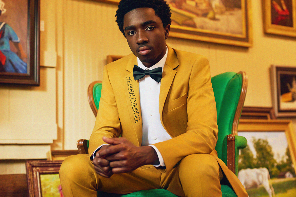 Interview: Caleb McLaughlin on 'Stranger Things' and embracing your face.