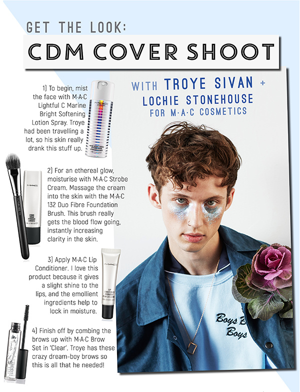 rysten møbel lineal Get The Look: Troye Sivan x CDM Issue #19 covershoot. | Coup De Main  Magazine