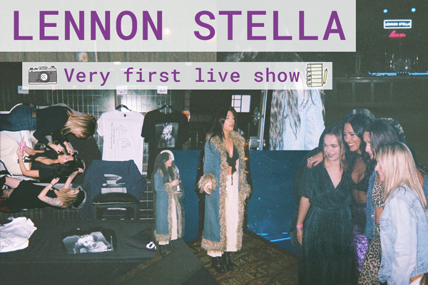 Photo Diary Lennon Stellas Very First Live Show Coup De