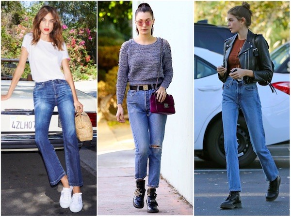How to wear jeans like Alexa Chung, Kaia Gerber, Bella Hadid, and more. | Coup De Main Magazine