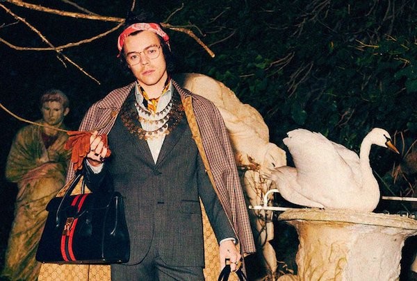 Gucci Men's Tailoring campaign: Harry Styles 