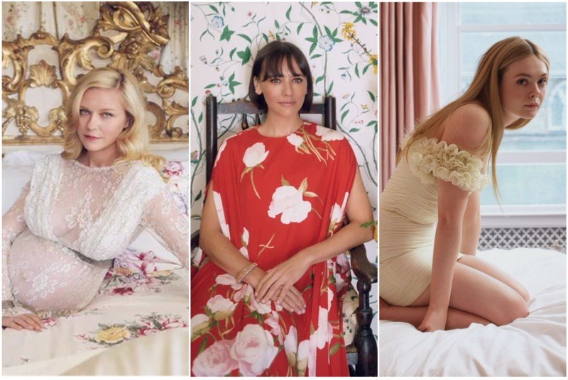 Kirsten Dunst, Elle Fanning & Rashida Jones directed by Sofia Coppola for  W.