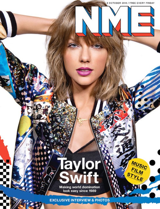 Taylor Swift On The Cover Of Nme October 2015 Coup De Main Magazine